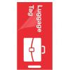 imageFellowes Hot Laminating Pouches Luggage ID Tag with Loop 5 mil 25 Pack 520035mil25pk