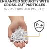 imageFellowes LX180 16 Sheet P4 CrossCut Heavy Duty Paper Office Shredder 100 Jam Proof