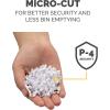 imageFellowes LX21M 16 Sheet P4 MicroCut Heavy Duty Paper Shredder for Office 100 Jam Proof White
