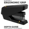 imageFellowes LX850 EasyPress Office Stapler Full Strip Effortless OneTouch Stapler for Classroom Home and Office Holds Full Strip of Staples 25 Sheet Capacity WhiteBlack