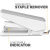 imageFellowes LX850 EasyPress Office Stapler Full Strip Effortless OneTouch Stapler for Classroom Home and Office Holds Full Strip of Staples 25 Sheet Capacity WhiteWhite