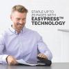 imageFellowes LX850 EasyPress Office Stapler Full Strip Effortless OneTouch Stapler for Classroom Home and Office Holds Full Strip of Staples 25 Sheet Capacity WhiteBlack