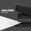 imageFellowes LX850 EasyPress Office Stapler Full Strip Effortless OneTouch Stapler for Classroom Home and Office Holds Full Strip of Staples 25 Sheet Capacity WhiteBlack