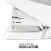 imageFellowes LX860 EasyPress Half Strip One Touch Desk Stapler 40 Sheet Capacity  White