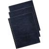 imageFellowes Letter Size Binding Covers Expressions Grain 50Pack Navy 5212450 Pack