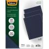 imageFellowes Linen Presentation Covers Letter Navy 200 pack 5209811 x 85 x 01