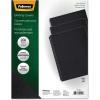 imageFellowes Linen Texture Presentation Covers 8 34 Inch X 11 14 Inch 200 Per Pack Black 52115