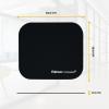 imageFellowes Mouse Mat with NonSlip Rubber Base  Mouse Pad with Antibacterial Protection  Suitable for Both Optical and Laser Mice  199 x 232 x 2mm  BlackBlack