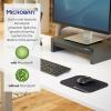 imageFellowes Mouse Mat with NonSlip Rubber Base  Mouse Pad with Antibacterial Protection  Suitable for Both Optical and Laser Mice  199 x 232 x 2mm  BlackBlack