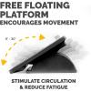 imageFellowes Office Suites Adjustable Footrest with Microban Protection BlackSilver 8035001Music