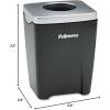 imageFellowes Office Suites Paper Clip Cup 8032801 Black Silver 33quot x 24quot x 22quot1 Count Pack of 1