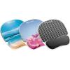 imageFellowes Photo Gel Mouse Pad Wrist Rest with MICROBAN  Black Chevron 954990193L x 79W inches
