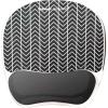 imageFellowes Photo Gel Mouse Pad Wrist Rest with MICROBAN  Black Chevron 954990193L x 79W inches