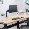 imageFellowes Platinum Series Single Monitor Arm for 40Inch Monitors Full Motion 360 Rotation VESA Mount with Grommet or Clamp USB Ports Ergonomic Black 8043301Single