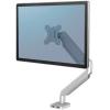 imageFellowes Platinum Series Triple Monitor Arm for 27Inch Monitors Full Motion 360 Rotation VESA Mount with Grommet or Clamp USB Ports Ergonomic Black 8042601Silver