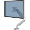 imageFellowes Platinum Series Triple Monitor Arm for 27Inch Monitors Full Motion 360 Rotation VESA Mount with Grommet or Clamp USB Ports Ergonomic Black 8042601Silver