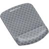 imageFellowes PlushTouch Foam Mouse Pad Wrist Support with MICROBAN  Gray Lattice 9549701
