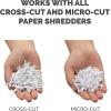 imageFellowes Powershred Performance Paper Shredder Lubricant Sheets with Paper Shredder Oil Lubricant for CrossCut and MicroCut Paper Shredders 6 x 850 x 0031 Inch 10Pack