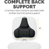 imageFellowes Professional Series Back Support Black 8037601One Size