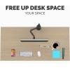 imageFellowes Reflex Series Adjustable Monitor Arm for Desk Supports 32Inch Monitors Ergonomic Single Monitor Stand with VESA Mount Easy Setup with Grommet or Clamp 8502501BlackSingle