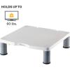 imageFellowes Standard Monitor Riser 91712 PlatinumGraphite1 Count Pack of 1
