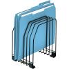 imageFellowes Step File Junior Wire Organizer Rack 6 Sections Black 72613Storage Rack  File Organizer  68112