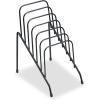 imageFellowes Step File Junior Wire Organizer Rack 6 Sections Black 72613Storage Rack