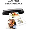 imageFellowes Thermal Laminating Pouches ImageLast Jam Free Letter Size 5 Mil 50 Pack 5204002