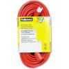 imageFellowes 1Outlet 3Prong IndoorOutdoor Heavy Duty Extension Cord 50Feet 99598 Gray