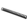 imageFellowes 52367 Plastic Comb Bindings 34quot Diameter 150 Sheet Capacity Black Pack of 100 CombsBlack