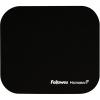 imageFellowes 5933901 Mouse Pad wMicroban Nonskid Base 9 x 8 Black FEL5933901 8quot x 9quot x 01quot01L x 9W inches