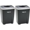 imageFellowes Office Suites Paper Clip Cup 8032801 Black Silver 33quot x 24quot x 22quot1 Count Pack of 2