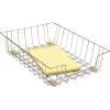imageFellowes Workstation 3quot Letter Desk Tray Organizer Wire Silver 60012Silver