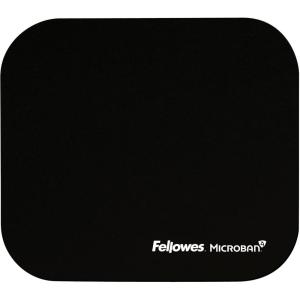 imageFellowes 5933901 Mouse Pad wMicroban Nonskid Base 9 x 8 Black FEL5933901 8quot x 9quot x 01quot01L x 9W inches