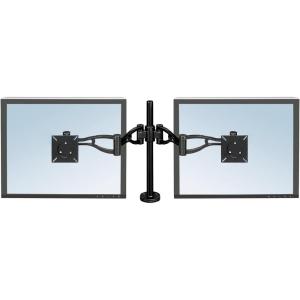 imageFellowes 8041701 Professional Series Depth Adjustable Computer Monitor Stand for 2 Monitors with Dual Monitor Arms 24 Lb Capacity