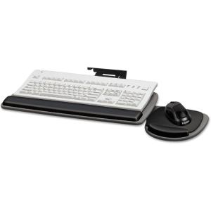 imageFellowes 93841 Adjustable Standard Keyboard Platform 2014w x 1118d GraphiteBlack 45quot x 305quot x 20quot