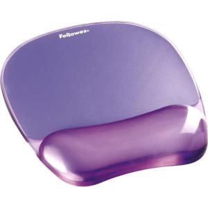 imageFellowes Crystals Gel Mouse Pad with Wrist Rest  Purple 91441Violet