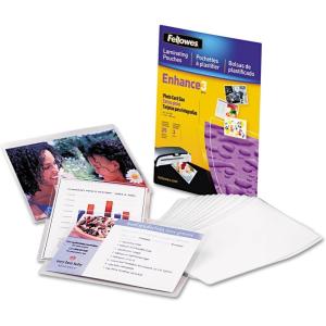 imageFellowes Hot Laminating Pouches 3 Mil Photo Size 25 Per Pack 5208301