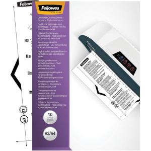 imageFellowes Laminator Cleaning Sheets 10 Pack 85 x 11 in