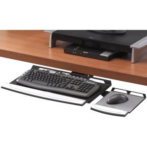 imageFellowes Office Suites Adjustable Keyboard Tray 8031301BlackSilver 2quotquot x 303quotquot x 139quotquotquot