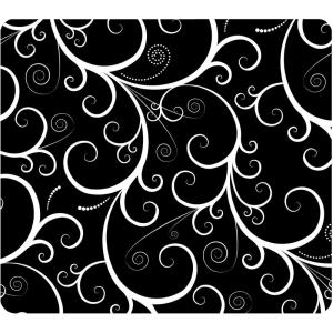imageFellowes Recycled Optical Mousepad Blue Ocean 5903901Black White Swirls