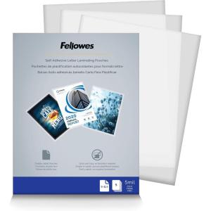 imageFellowes SelfAdhesive Letter Laminating Pouches 5 Pack 522055 Pack