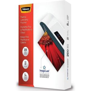 imageFellowes Thermal Laminating Pouches ImageLast Jam Free Letter Size 5 Mil 200 Pack 5245301Letter