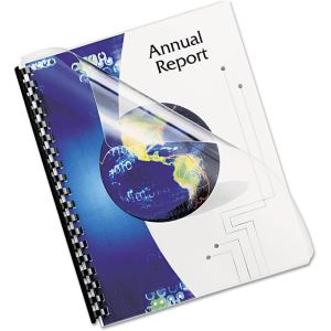 imageFellowes Transparent PVC Binding Covers Oversize 25 per Pack 5230925 Pack
