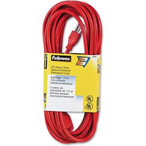 imageFellowes 99597 25Feet 1Outlet 3Prong IndoorOut Heavy Duty Extension Cord