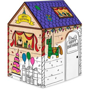 imageBankers Box at Play Color in Enchanted Stable Playhouse Cardboard Playhouse and Life Size Craft Activity for Kids and FamiliesBirthday Large