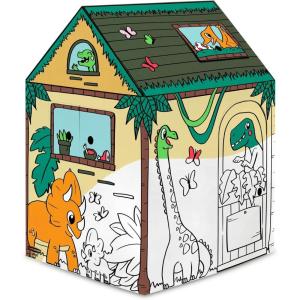 imageBankers Box at Play Color in Enchanted Stable Playhouse Cardboard Playhouse and Life Size Craft Activity for Kids and FamiliesDinosaur Large