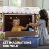 image:imageBankers Box at Play Lemonade Stand Color in Playhouse  Cardboard Playhouse and Life Size Craft Activity for Kids