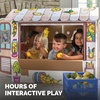 image:imageBankers Box at Play Lemonade Stand Color in Playhouse  Cardboard Playhouse and Life Size Craft Activity for Kids