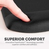image:imageFellowes PlushTouch Foam Mouse Pad Wrist Support  Black 9252001